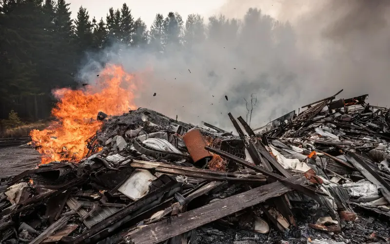 Post-Fire Cleanup: Addressing Asbestos and Toxic Waste